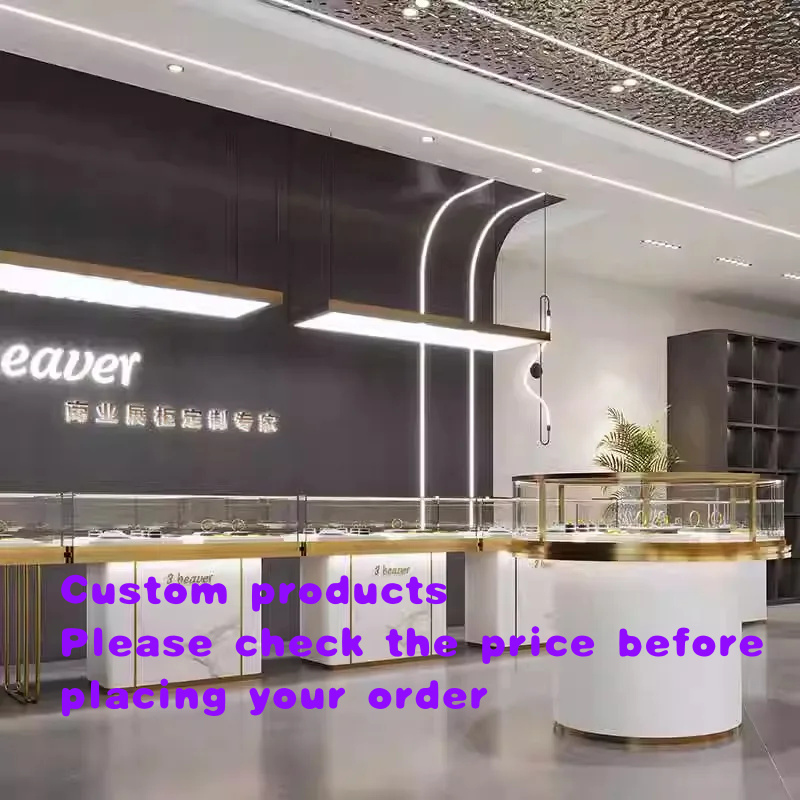 Jewelry And Watches Exhibition - custom.Customizable Luxury Silver Jewelry Display Rack