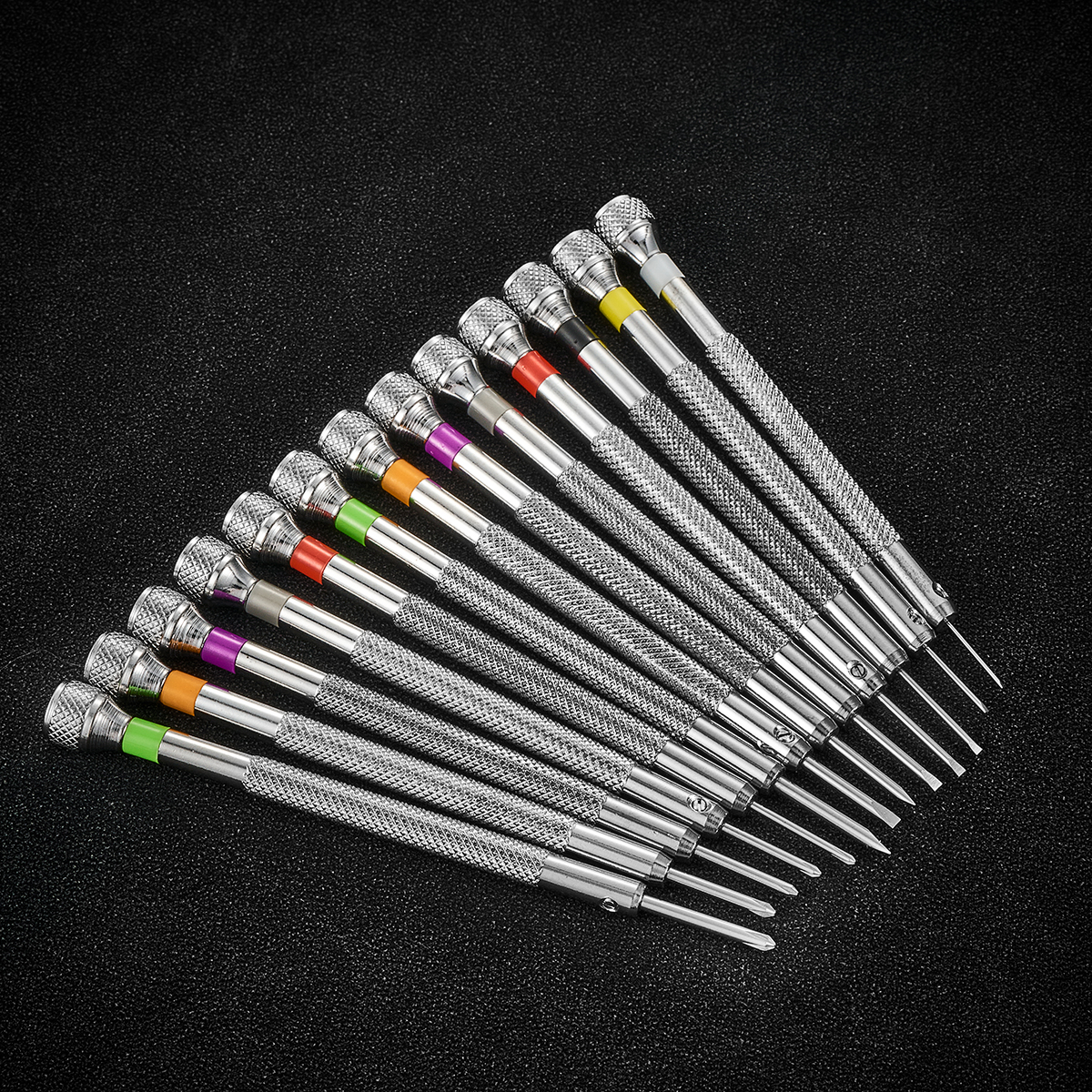 Jewelry Watches Repair - Precision Screwdriver 13pcs 0.6-2.0mm Set High