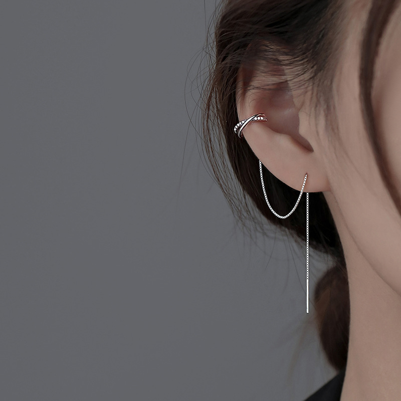 Real 925 Sterling Silver Doubl – Ear Cuff No Piercing Bewertung und Preis