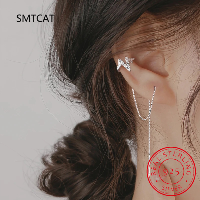 Real 925 Sterling Silver Doubl – Ear Cuff No Piercing Bewertung und Preis