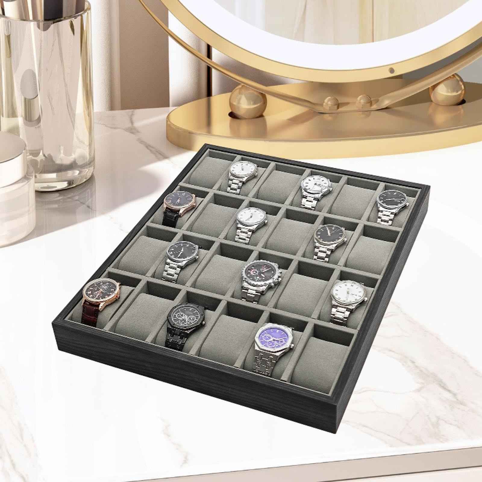 24 Slot Wooden Watch Storage T – Jewelry And Watches Exhibition Bewertung und Preis