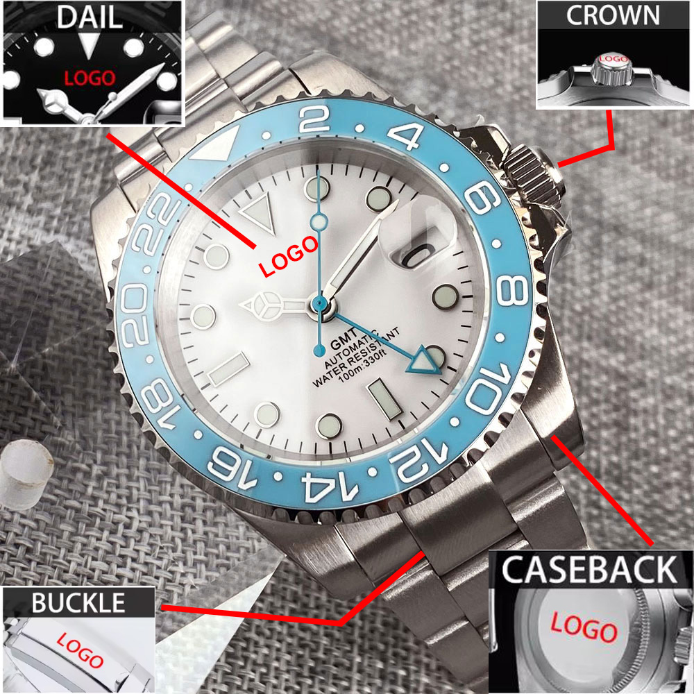 Customized 40mm Ice Blue Dial  – Jewelry Watches & Accessories Bewertung und Preis