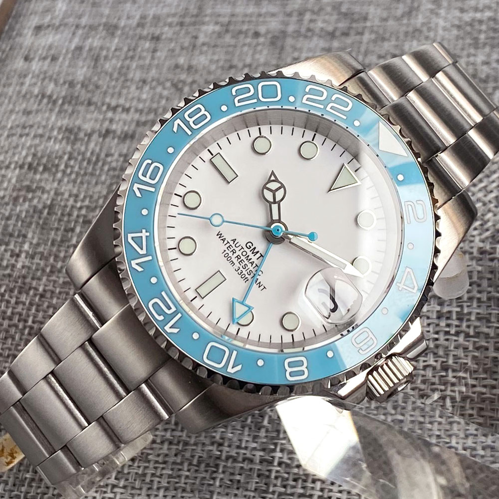 Customized 40mm Ice Blue Dial  – Jewelry Watches & Accessories Bewertung und Preis
