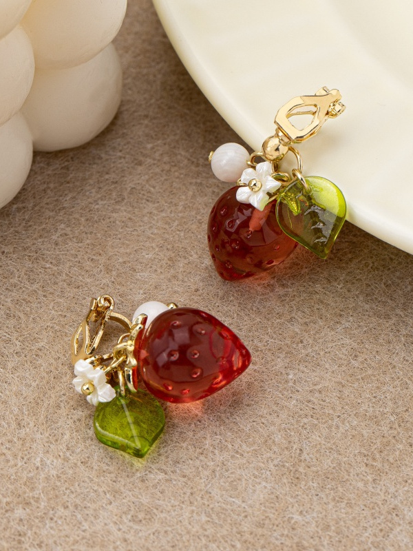 Cute Stberry Fruit Ear Cuffs f – Ear Cuff No Piercing Bewertung und Preis
