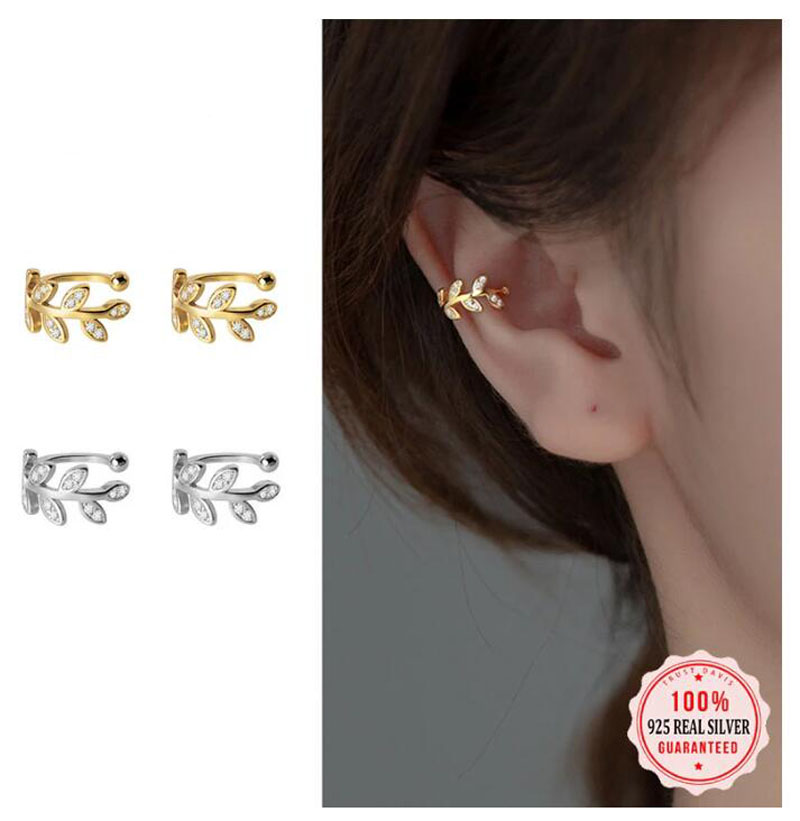 925 Sterling Silver Ear Cuff F – Ear Cuff No Piercing Bewertung und Preis