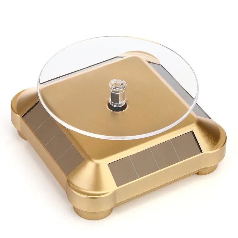 360 Degree Turntable Solar Rot – Jewelry And Watches Exhibition Bewertung und Preis