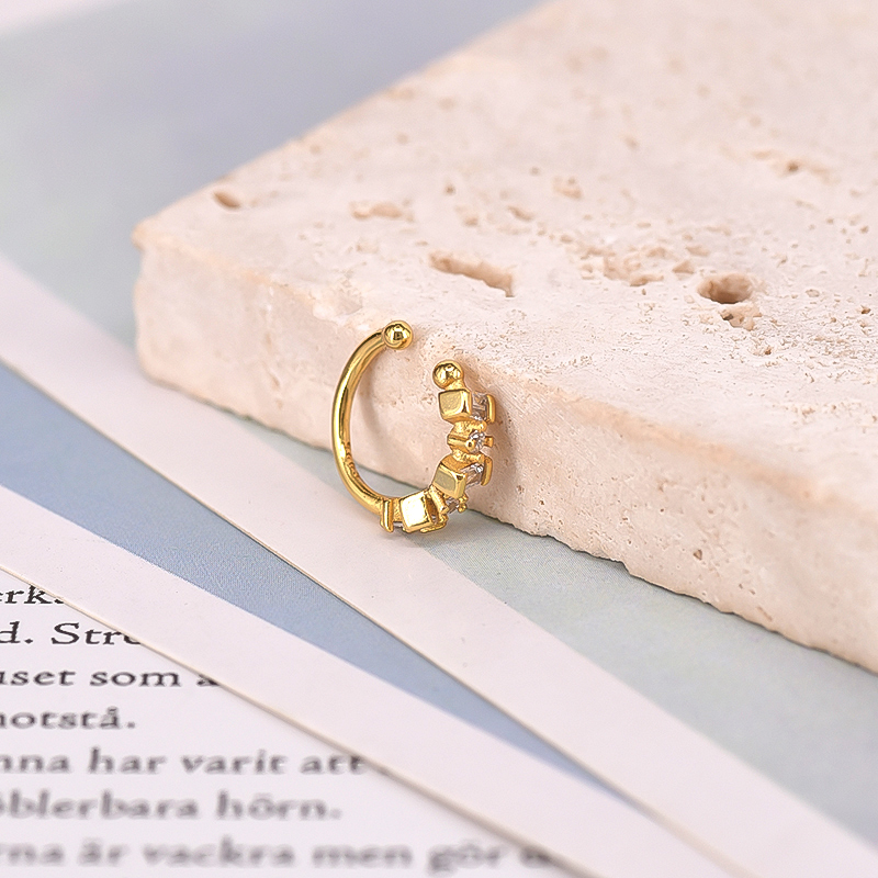 24k Gold-Plated Silver Irregul – Ear Cuff No Piercing Bewertung und Preis