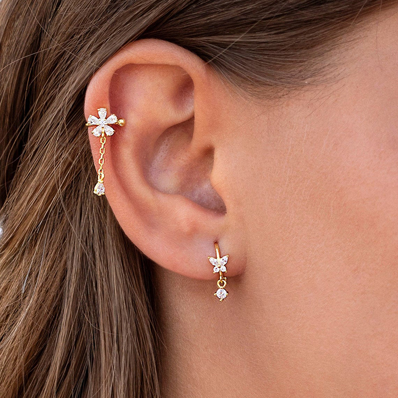 1 PCS Plated 24K High-end Geom – Ear Cuff No Piercing Bewertung und Preis