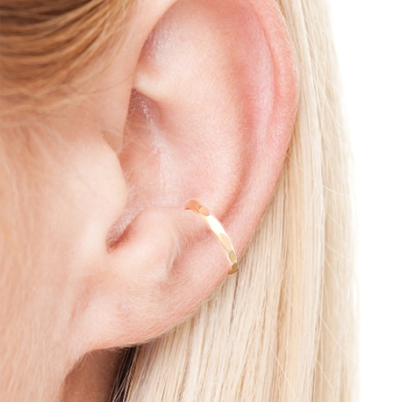 925 Silver Ear Clip 14K Gold F – Ear Cuff No Piercing Bewertung und Preis