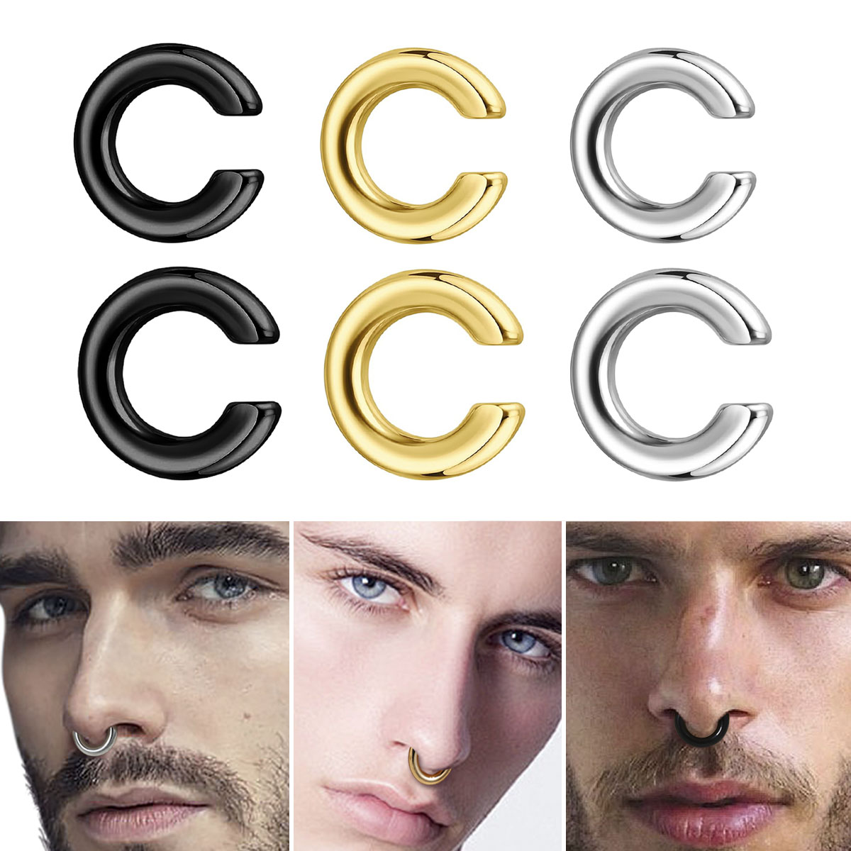 1pc Exaggerated c-Shaped Non-P – Ear Cuff No Piercing Bewertung und Preis