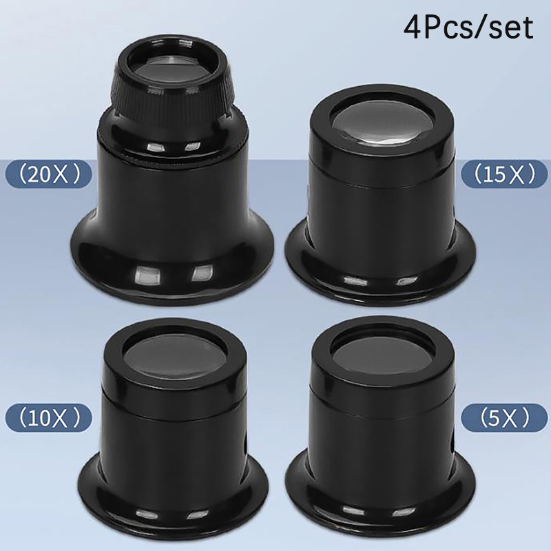 4pcs/set Eye Loupe Magnifiers  – Jewelry Watches Repair Bewertung und Preis